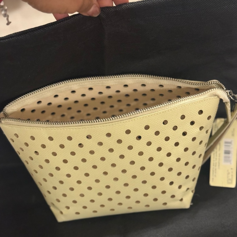 Marni Cream Polka Dot Cosmetic Bag